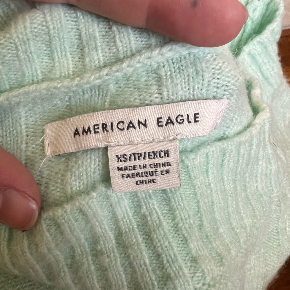 American Eagle Outfitters Light Green Women's Sweater